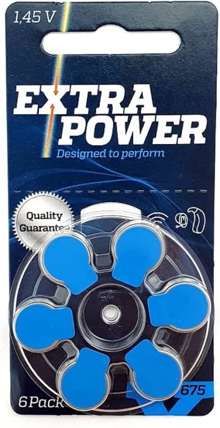 Baterias Auditiva 675 - Com 6 Un  - Extra Power