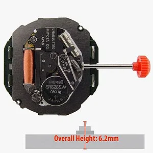 MAQUINA PARA RELÓGIO DE PULSO PC21 LONGA -